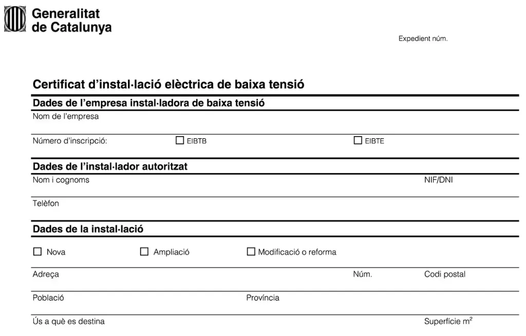 Certificados y Boletines Eléctricos